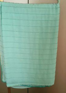 sky blue saree