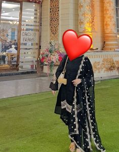 Elegant Black Kurta Set with Dupatta🖤