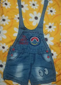 Cute Denim dangaree for toddlers.