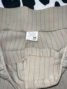 Striped Flared Trousers