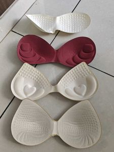 Bra Inserts/Pads - Assorted Colors pack of 7 pair