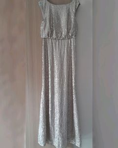 Full Length Party Wear Sequence Gown