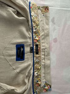 KORA Men Full Sleeves Designer Linen Shirt