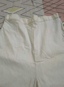 Elegant Cream Palazzos