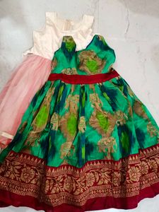 Girls Ethnic Dress for 7  to 8 yr