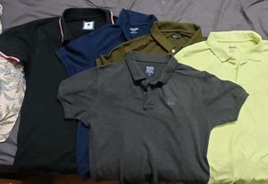 Men's Polo T-Shirt Bundle(5 pieces)