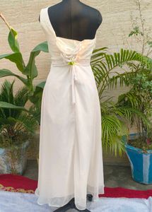 Elegant One-Shoulder Lace Dress