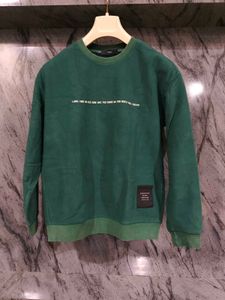 Green Graphic Print Sweatshirt