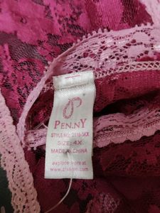 Lace Briefs with Button Detail