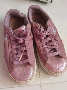 Puma Basket Platform Bling Sneaker