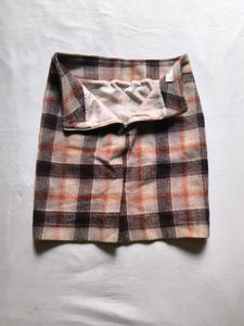 Vintage Plaid Mini Skirt