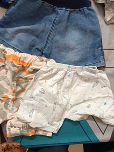 Cute Baby Shorts - Pack of 3