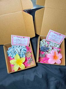 Handmade Scrunchie & Earring Set