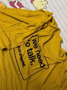 Funny Graphic Tee "We need to talk"