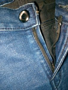Women Skinny High Rise Blue Jeans