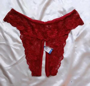 new Red Lace Thong - panty