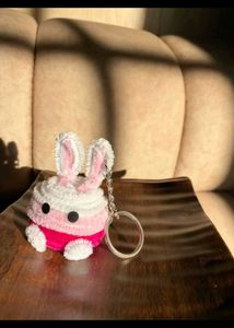Cute Handmade Flower Keychain
