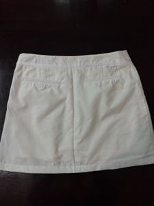 Light Blue Corduroy Mini Skirt