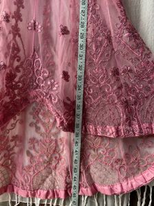 pink beautiful gown set