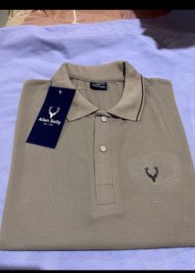 Allen Solly Brown Polo T-Shirt newwdtag