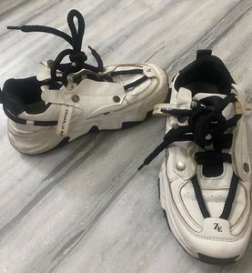 Chunky White Sneakers