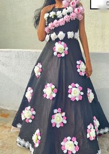 Designer Floral Gown