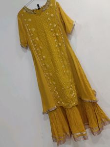 Haldi Appropriate Gown