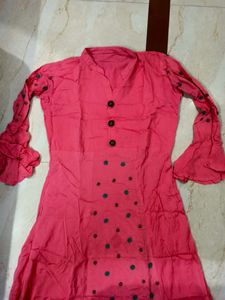 Heavy Pure Silk Gown Light Pink