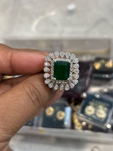 Elegant Emerald Cut Statement Ring