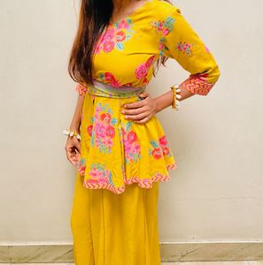 Yellow Haldi co ord set