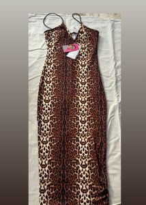 Leopard Print Maxi Dress