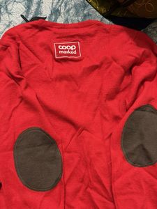 Red Coop Sweater