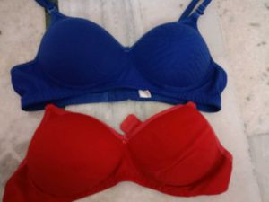 2 Bras (Red &amp; Blue)