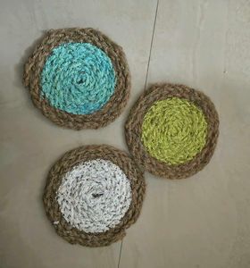 Set of 3 Handmade Coasters