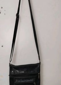 Unisex Black Crossbody Bag