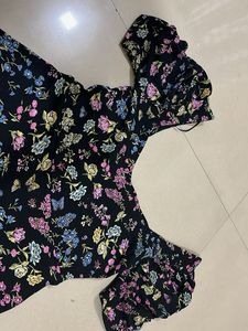 Chic Floral Print Mini Dress