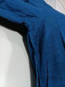 Blue Cotton Kurti
