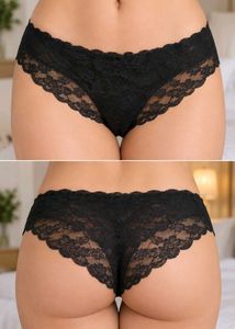 M&amp;S Black Lace Brief Panty