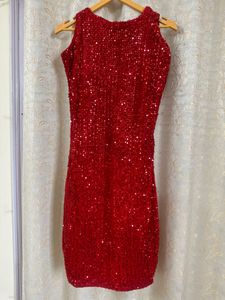 Women Sheath Red Dress