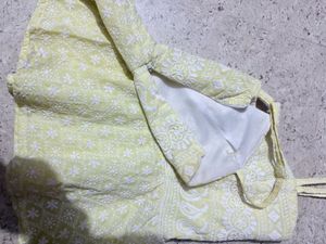 Beautiful Yellow Embroidered Gown