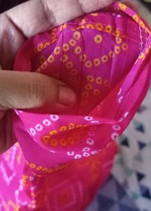 New Bandhani Pink Xxl Kurti