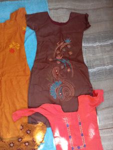 Bundle of 4 Kurtas