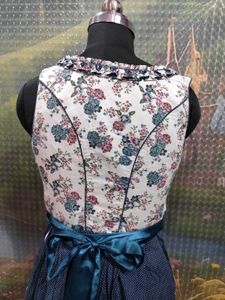 Floral Germanic Drindl dress