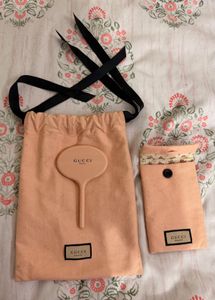 Gucci Beauty Hand Mirror &amp; Pouch Set
