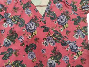 3XL Women Net Floral Top Brand All