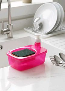 Kitchen Sink Organizer with Liquid Dispenser