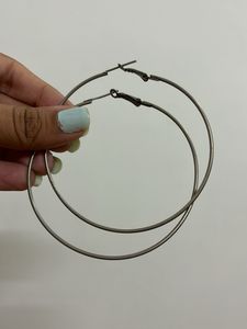Set Of 3 Preloved Hoop Earrings