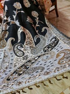 Winter Shawl - Reversible Print