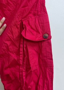 Newme Red Cargo Pants