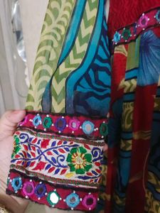 Preloved Jaipuri Mirror Work Anarkali